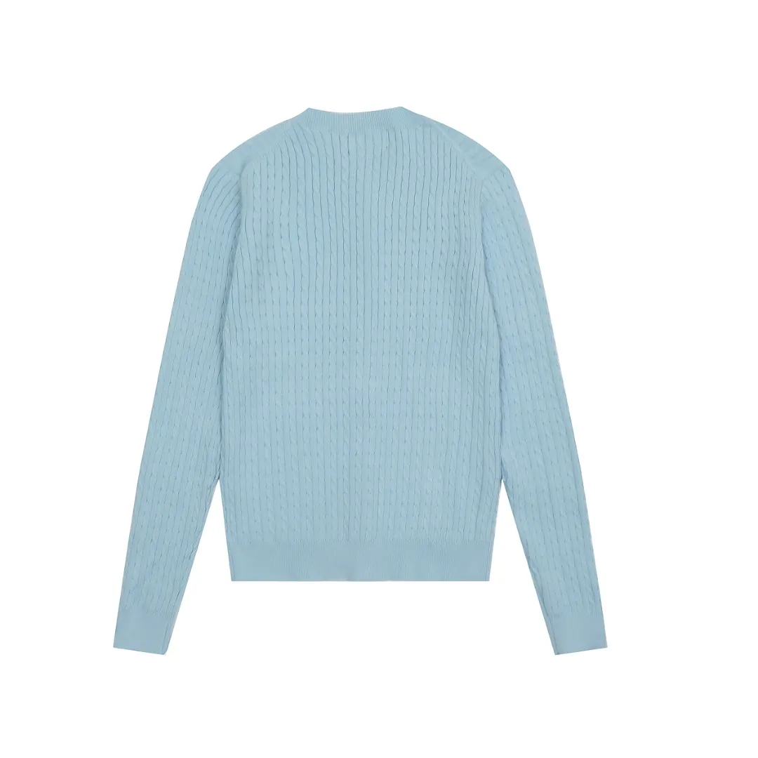 P210 Top quality" Style number: DS005# (not off the shelves all year round) [Ralph Lauren round neck solid color pony embroidery logo knitted cardigan long sleeves] ✅Ralph Lauren Ralph Lauren classic basic versatile twist knitted cardigan long sleeves ✅Main supplier platform live broadcast Wholesale entity Replenish when out of stock Not off the shelf ✅ZP quality 1:1 version Scan the code to enter the GF website Counter quality ✅Detailed quality is the only one in Guangzhou Imported quality cotton yarn, focusing on high-end, cost-effective, good quality, needless to say ✅Zhao Lusi's same style is really amazing, so sweet, so beautiful. This cardigan is really good-looking ✅The upper body is simple and easy to match. A must-have for goddess ootd. Good-looking clothes are never picky. A must-have in the goddess' wardrobe. Size: S-XL Color: Black, almond, gray, navy blue, pink, white, light blue, taro purple, rose red, white label, big red and blue label